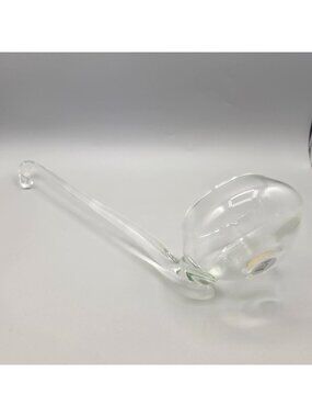 Clear Glass Ladle Moderno Riekes Crisa Mexico Elegant Design Serving Punch Soups